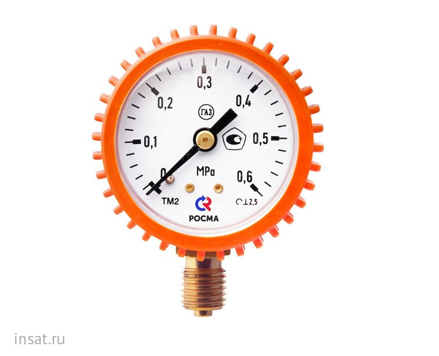 Манометр ТМ2 (ТМ-210) сварочный РОСМА РОСМА - цена, описание ...